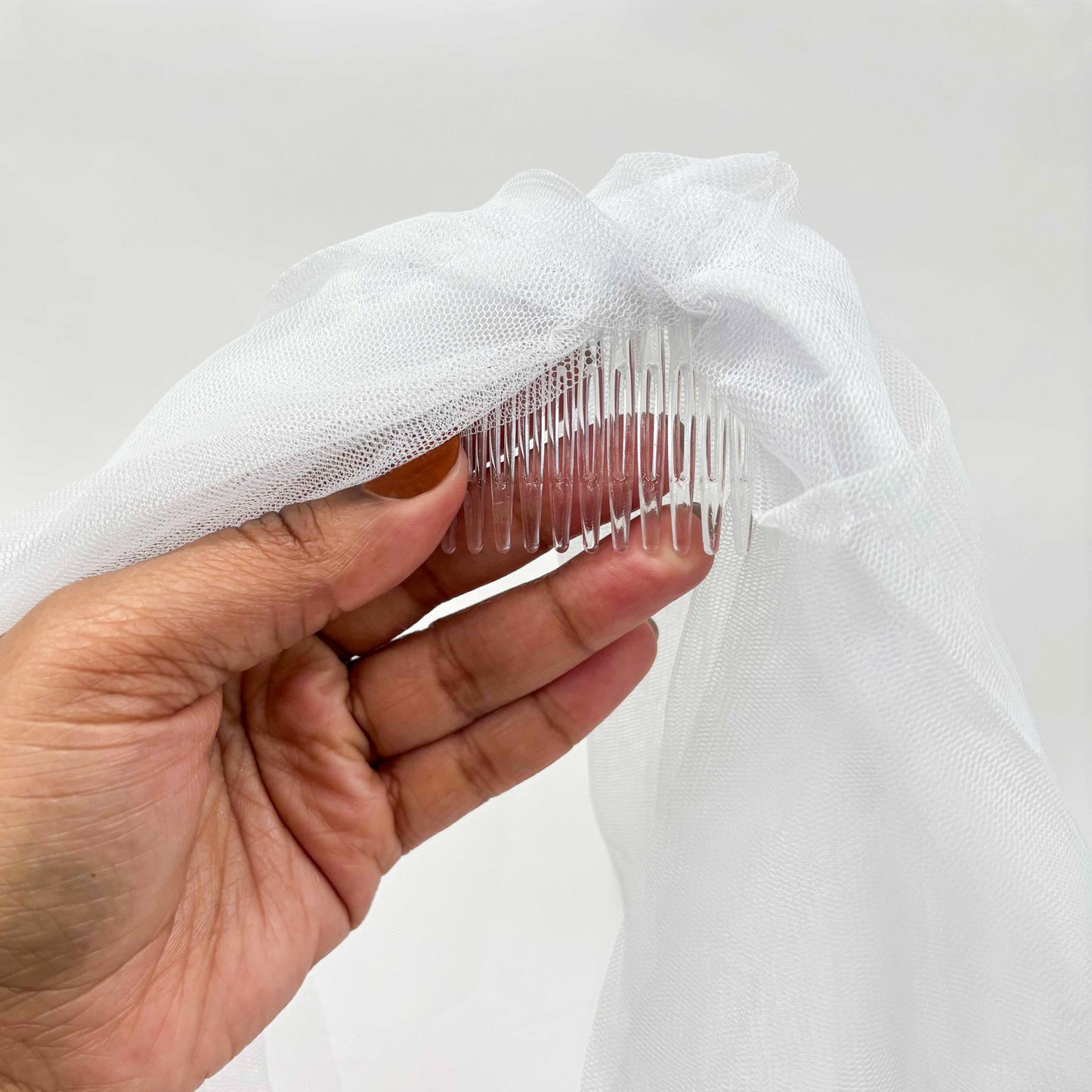 Personalised Bride Veil & Sash Set - White