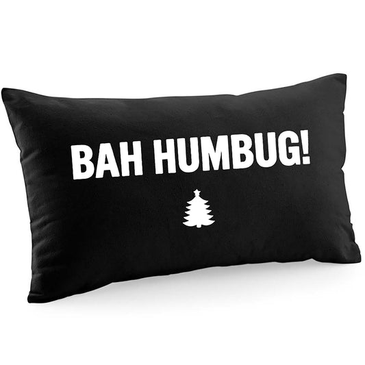 Bah Humbug Christmas Cushion