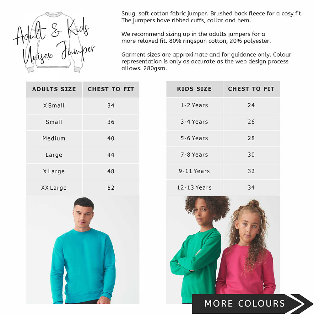 Personalised Family Christmas Jumper - Peeking Rudolph