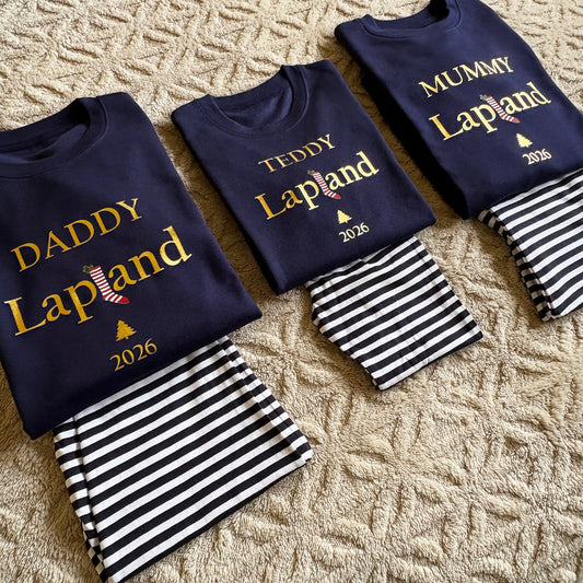 Personalised Lapland Christmas Loungewear