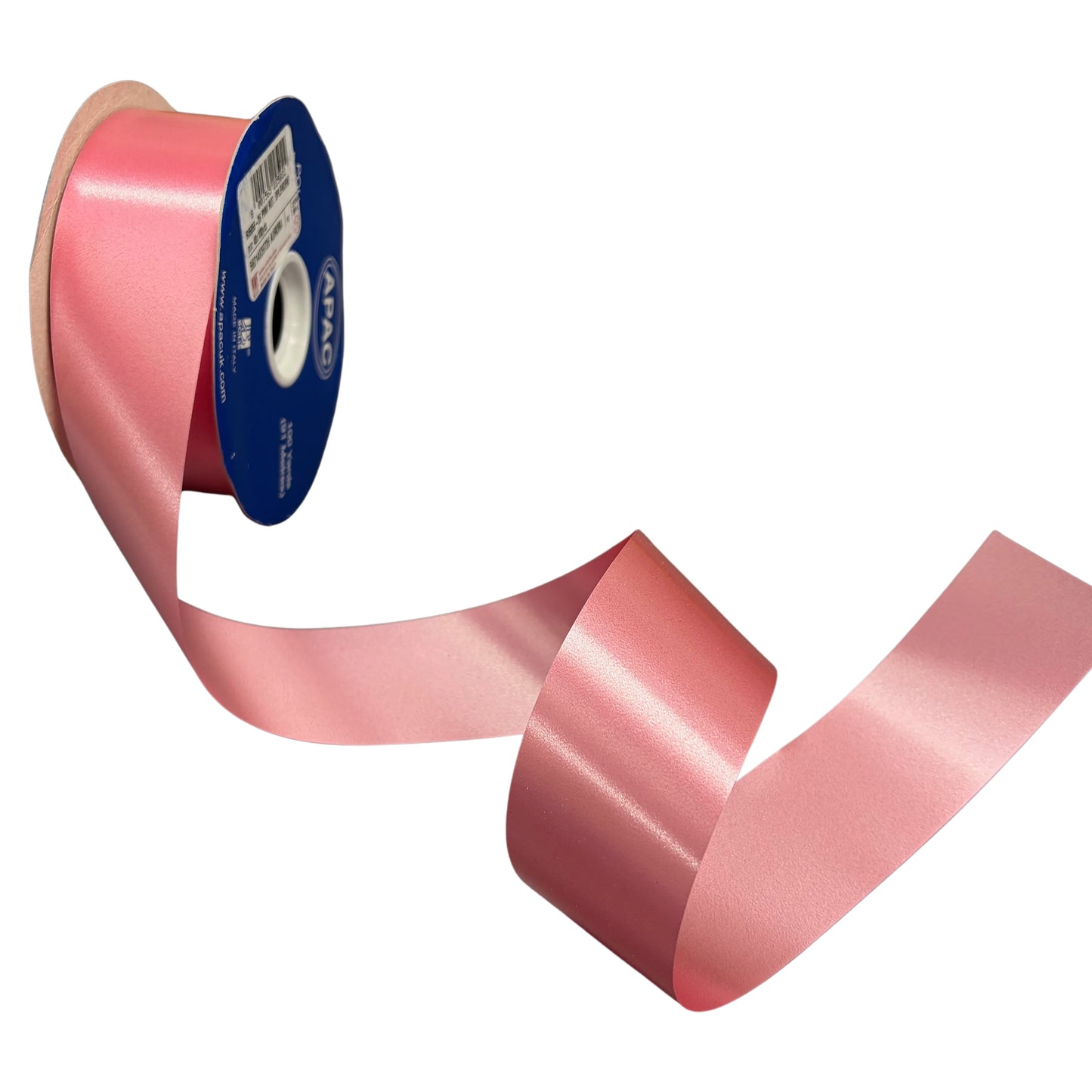 Rose Pink Plain Wedding Car Ribbon