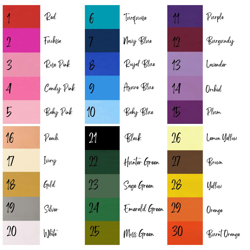 Wedding Car Ribbon Colours from All Tied Up.