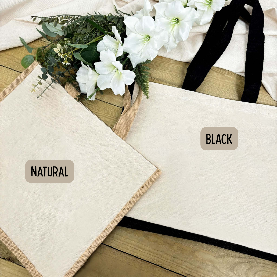 Teacher Jute Tote Bag