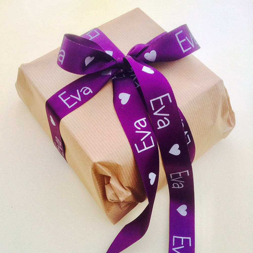 15mm Personalised Ribbon – Double Faced Satin