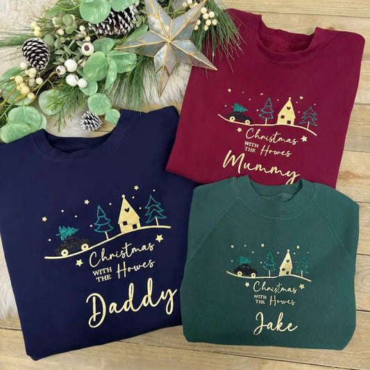 Personalised Family Christmas Jumper - Christmas With Family