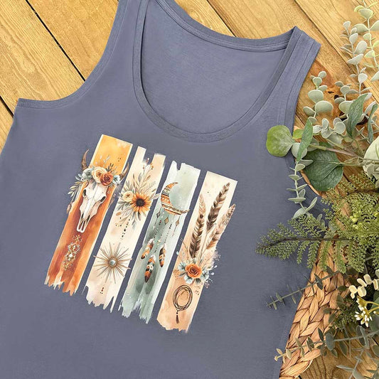 Boho Dreamcatcher Vest Top