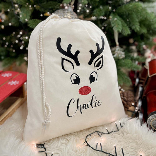 Rudolph Christmas Gift Sack