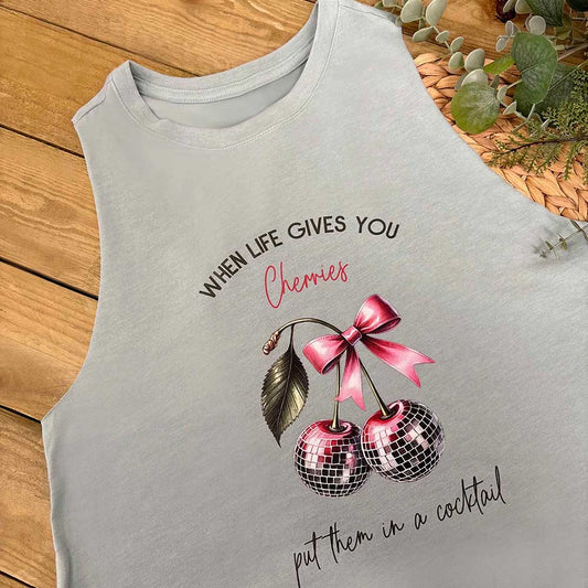 When Life Gives You Cherries Vest Top