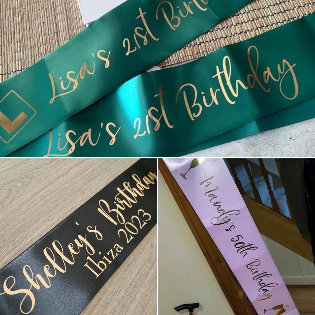 Personalised Birthday Sash