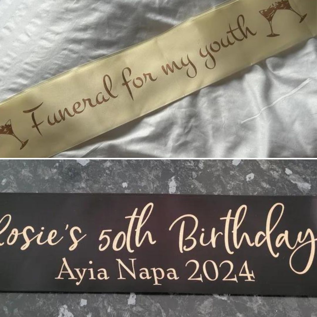 Personalised Birthday Sash