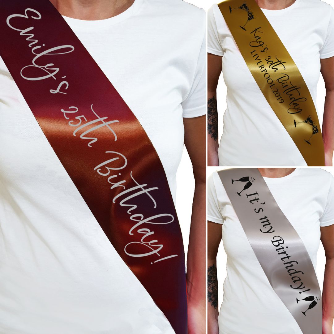 Personalised Birthday Sash