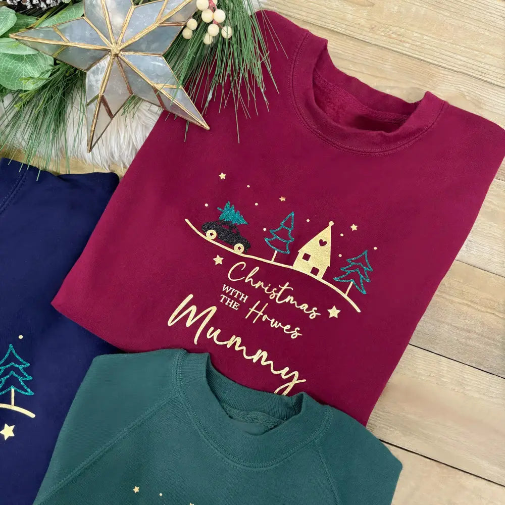 Personalised Family Christmas Jumper - Christmas With Family