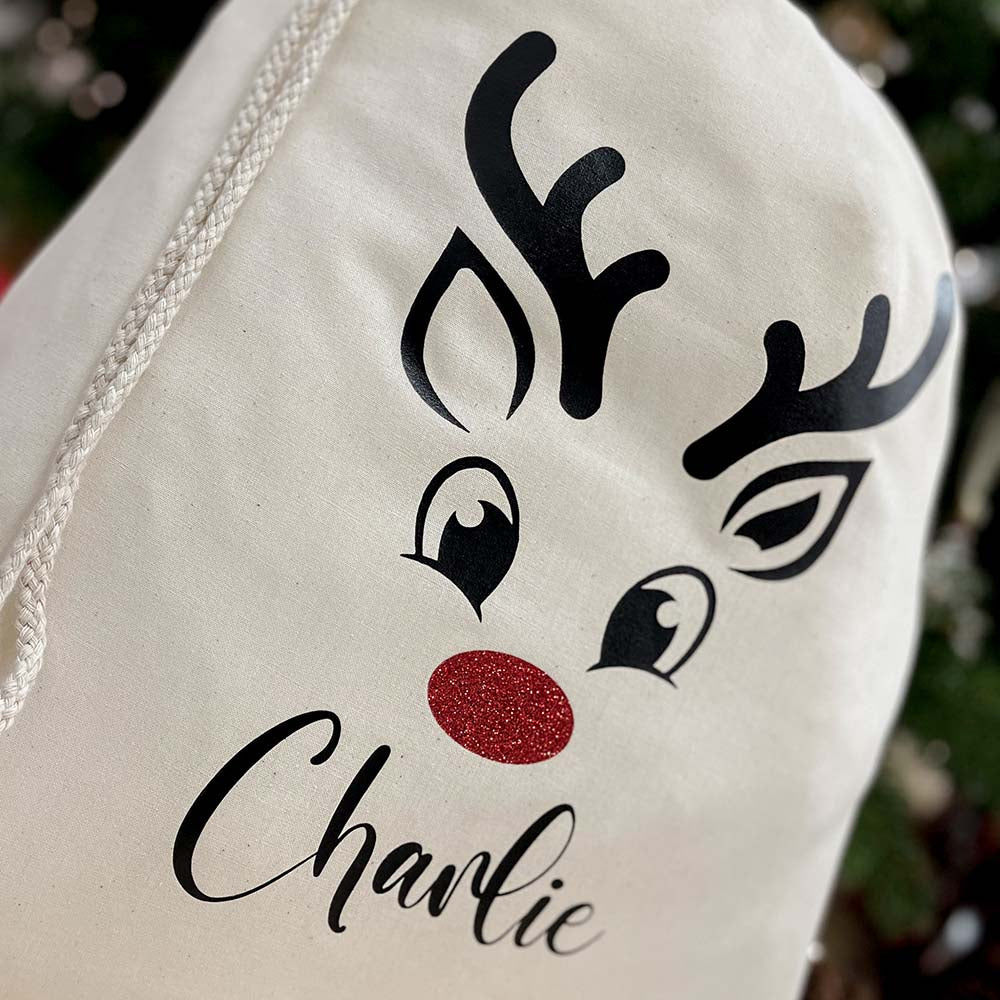 Rudolph Christmas Gift Sack