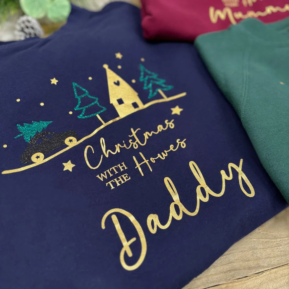 Personalised Family Christmas Jumper - Christmas With Family