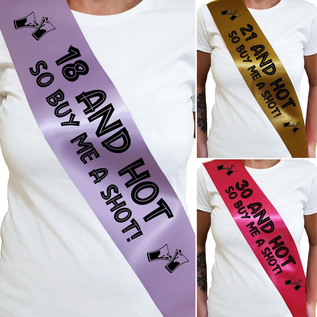 Birthday Sash - Buy Me A Shot