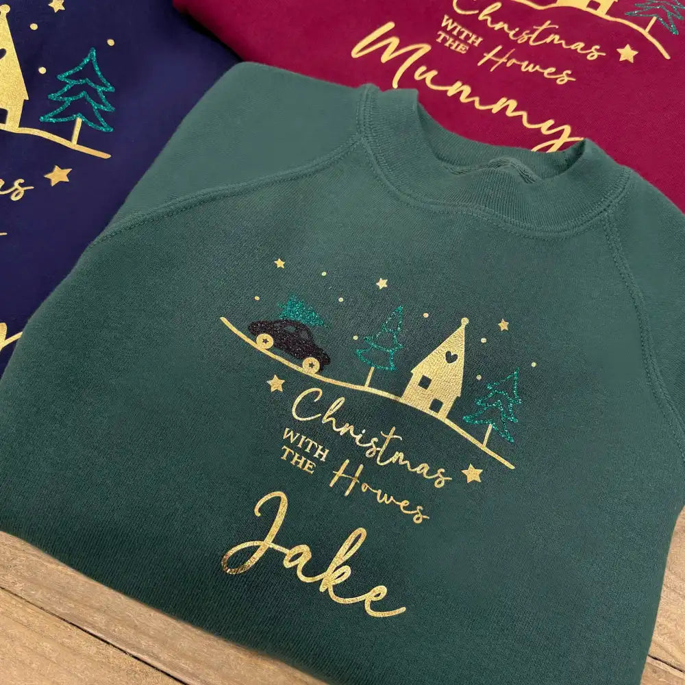 Personalised Family Christmas Jumper - Christmas With Family