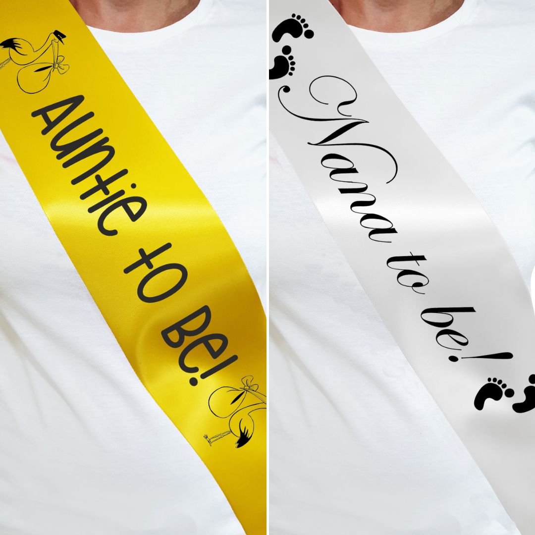 Personalised Baby Shower Sash