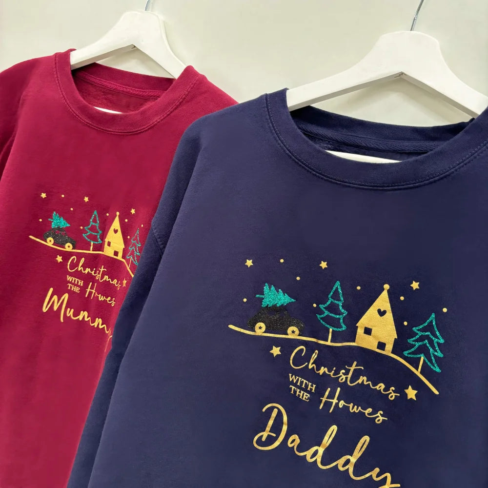 Personalised Family Christmas Jumper - Christmas With Family