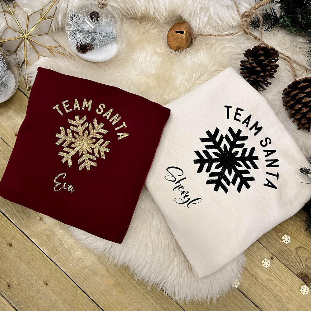 Personalised Family Christmas Jumper - Team Santa