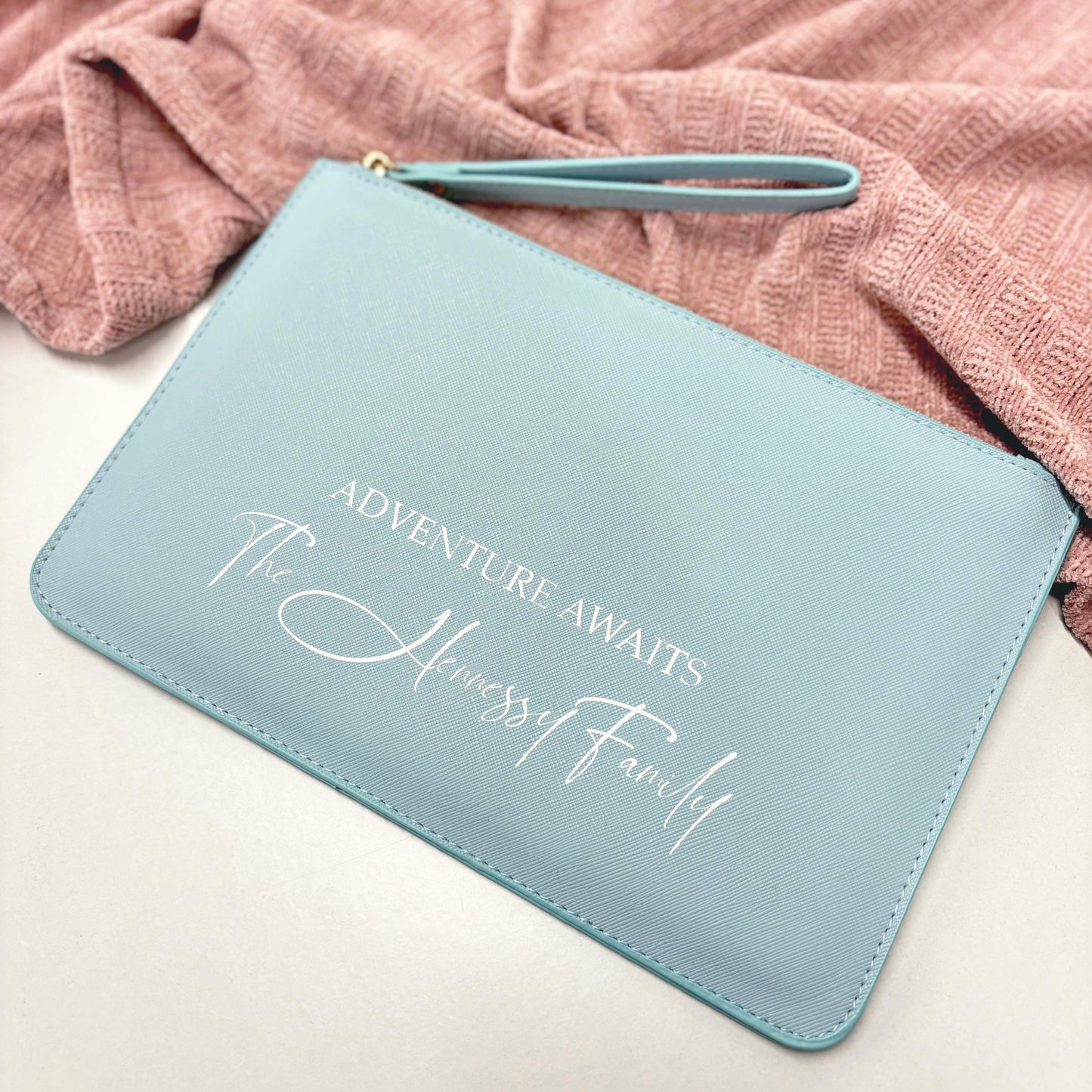 Personalised Travel Pouch - Adventure Awaits