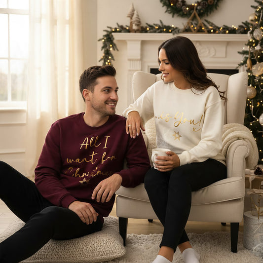 Couples Christmas Jumpers - All I Want For Christmas Is You