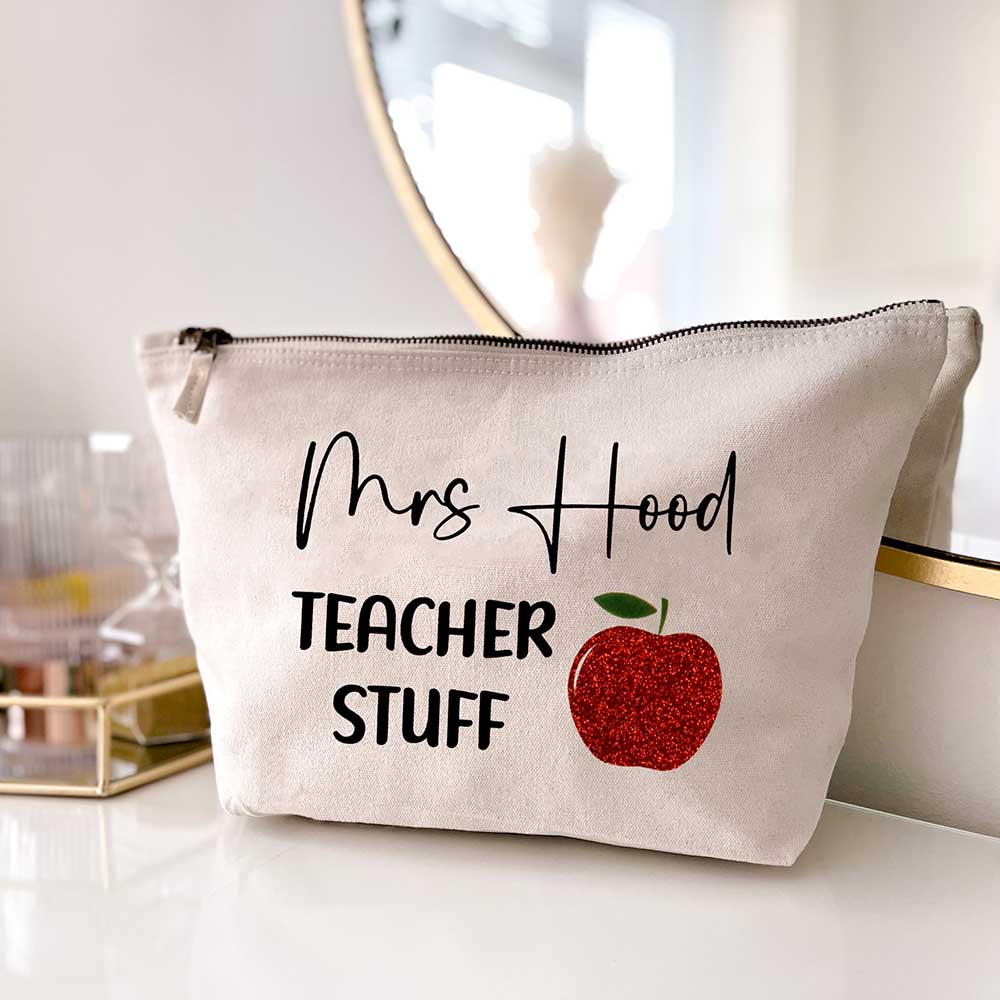 Personalised Teacher Storage Bag