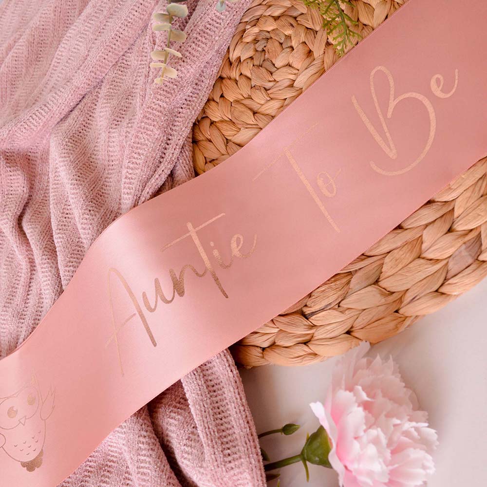 Personalised Rose Gold Baby Shower Sash