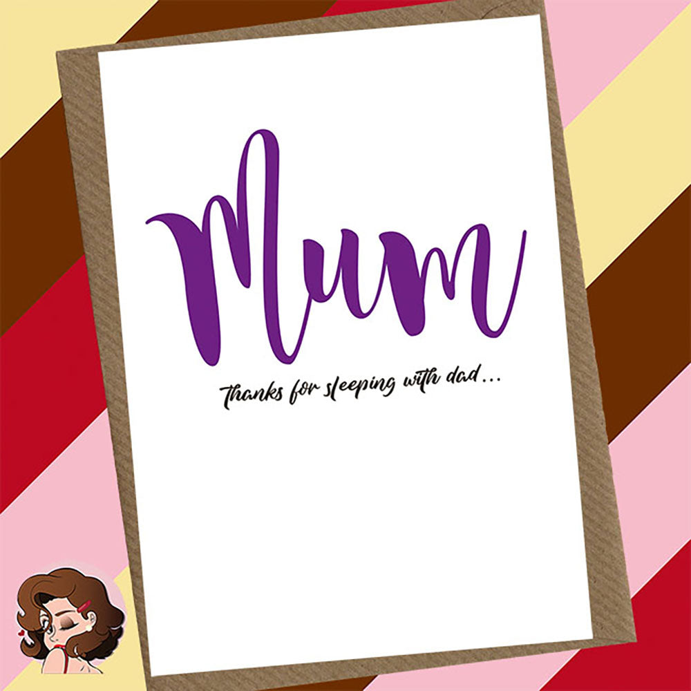 Sleeping with Dad – Funny Mother’s Day Card