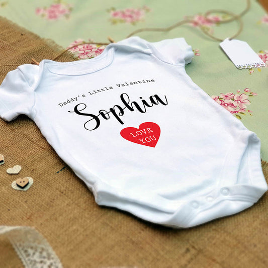 Personalised Baby Grow - Little Valentine