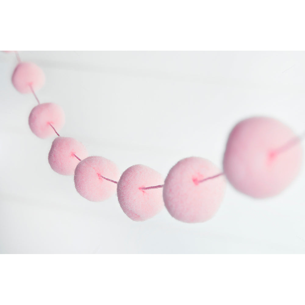 Baby Pink Pom Pom Garland