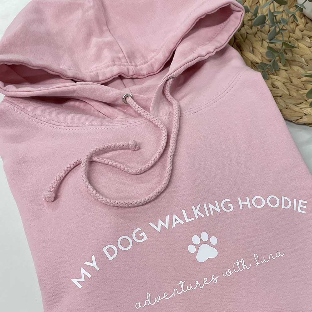 Personalised Dog Walking Hoodie