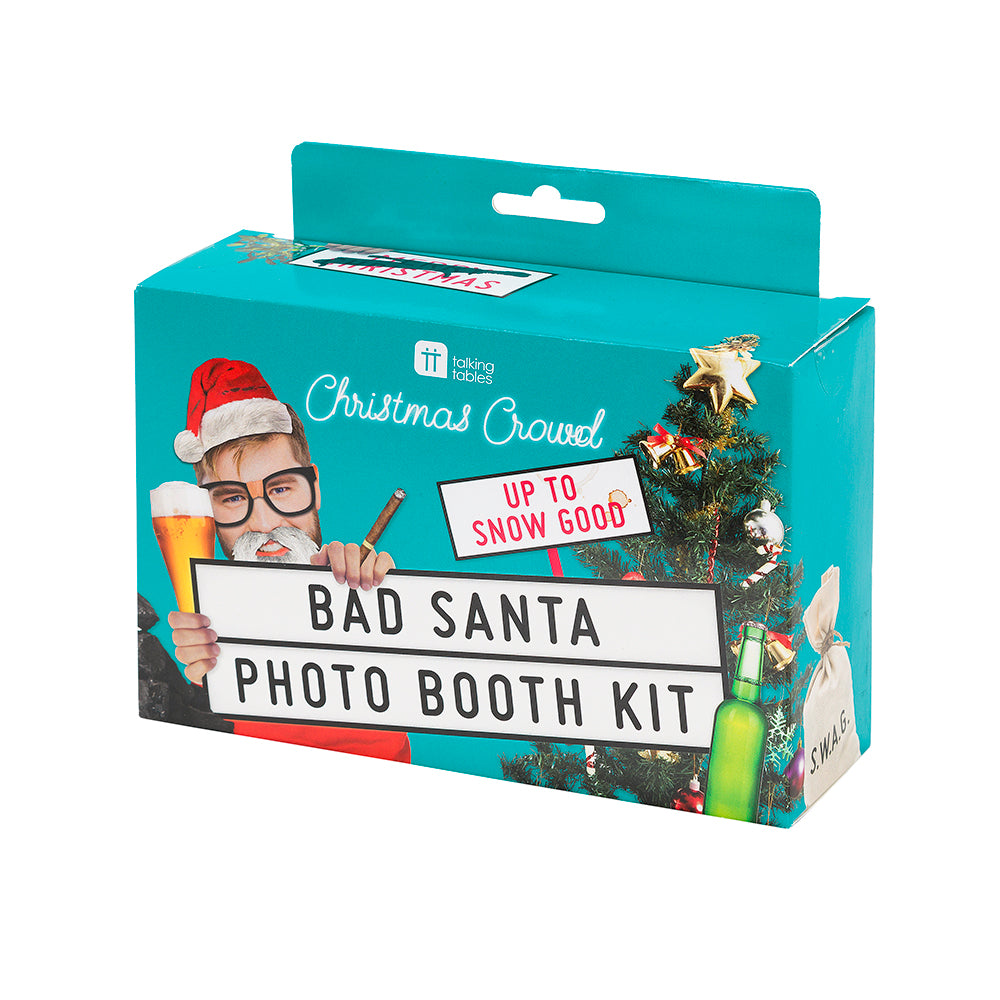 Bad Santa Christmas Photo Booth Props