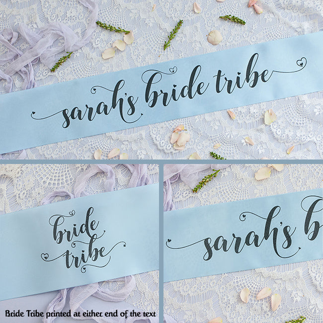 Personalised Pastel Bride Tribe Banner