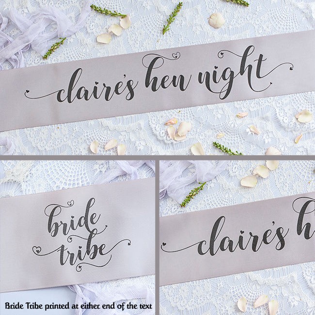 Personalised Pastel Bride Tribe Banner