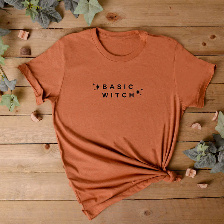 Basic Witch T-Shirt - Unisex Heather Cotton