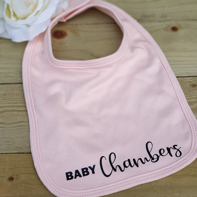 Personalised Baby Hat and Bib Set