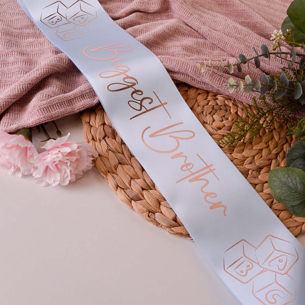 Personalised Rose Gold Baby Shower Sash