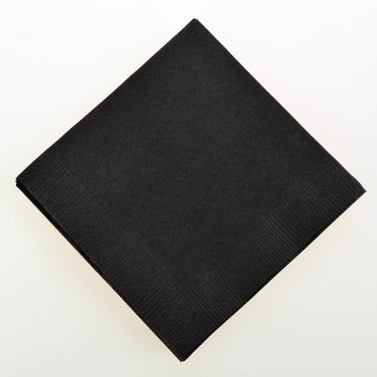 Black Napkins x 20