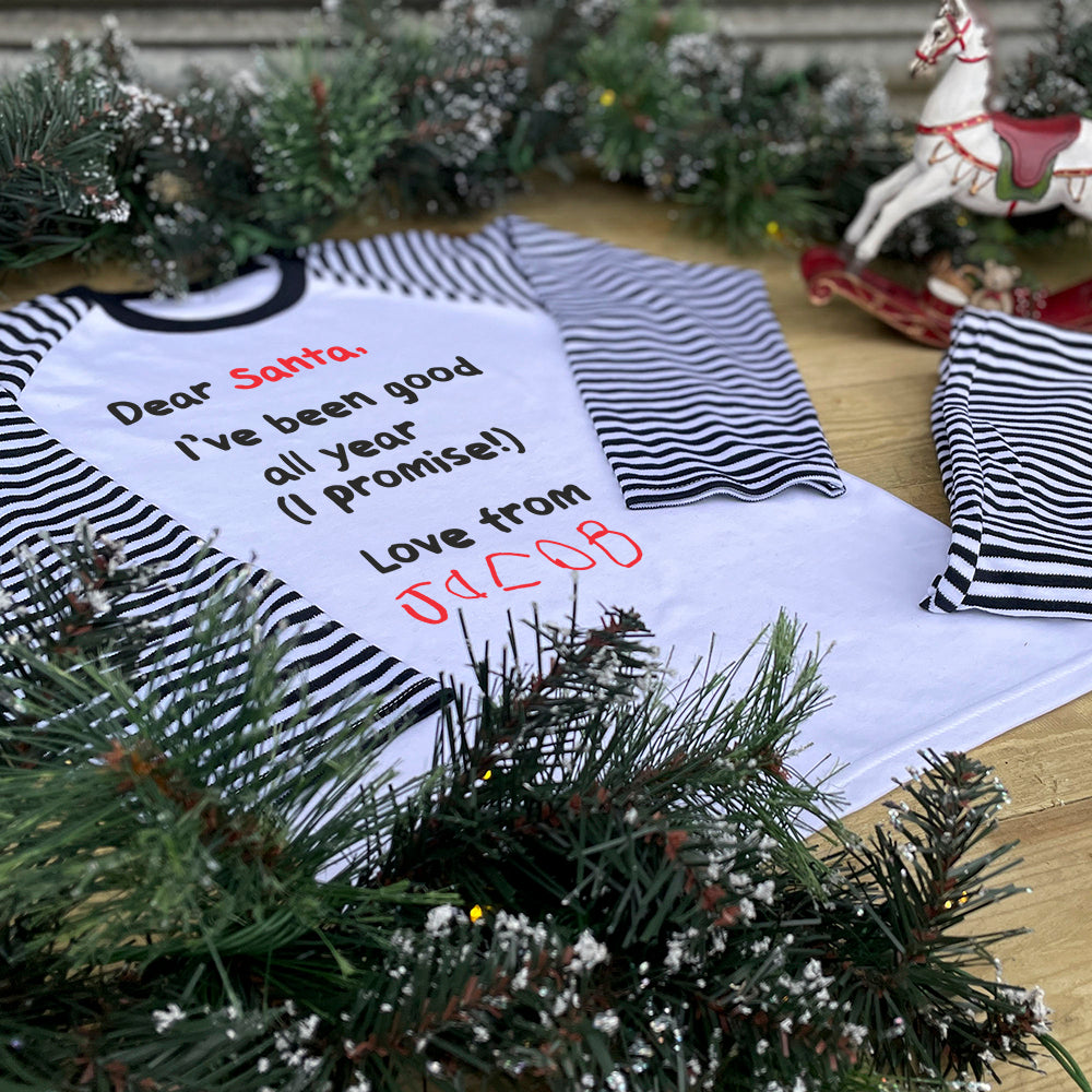 Children's Personalised Pyjamas - Dear Santa