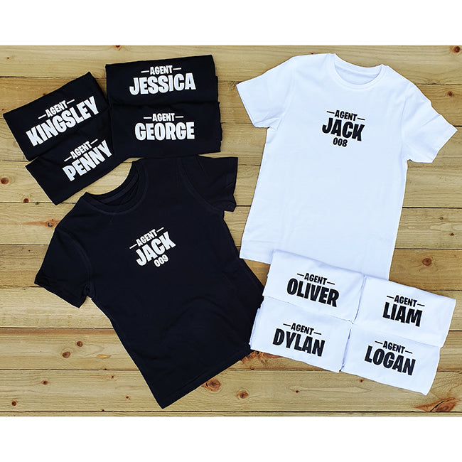 Personalised Kids T-Shirt - Special Agent