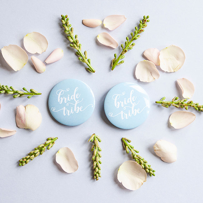 Pastel Bride Tribe Badges