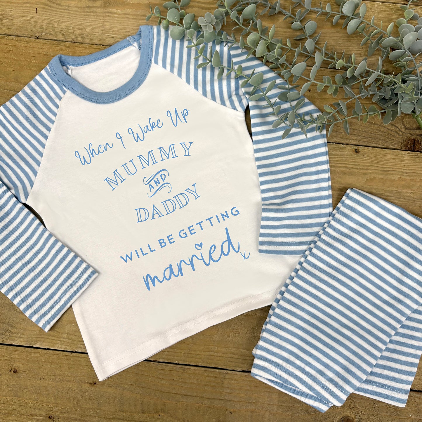 Children's Personalised Pyjamas - Mummy & Daddy Getting Married