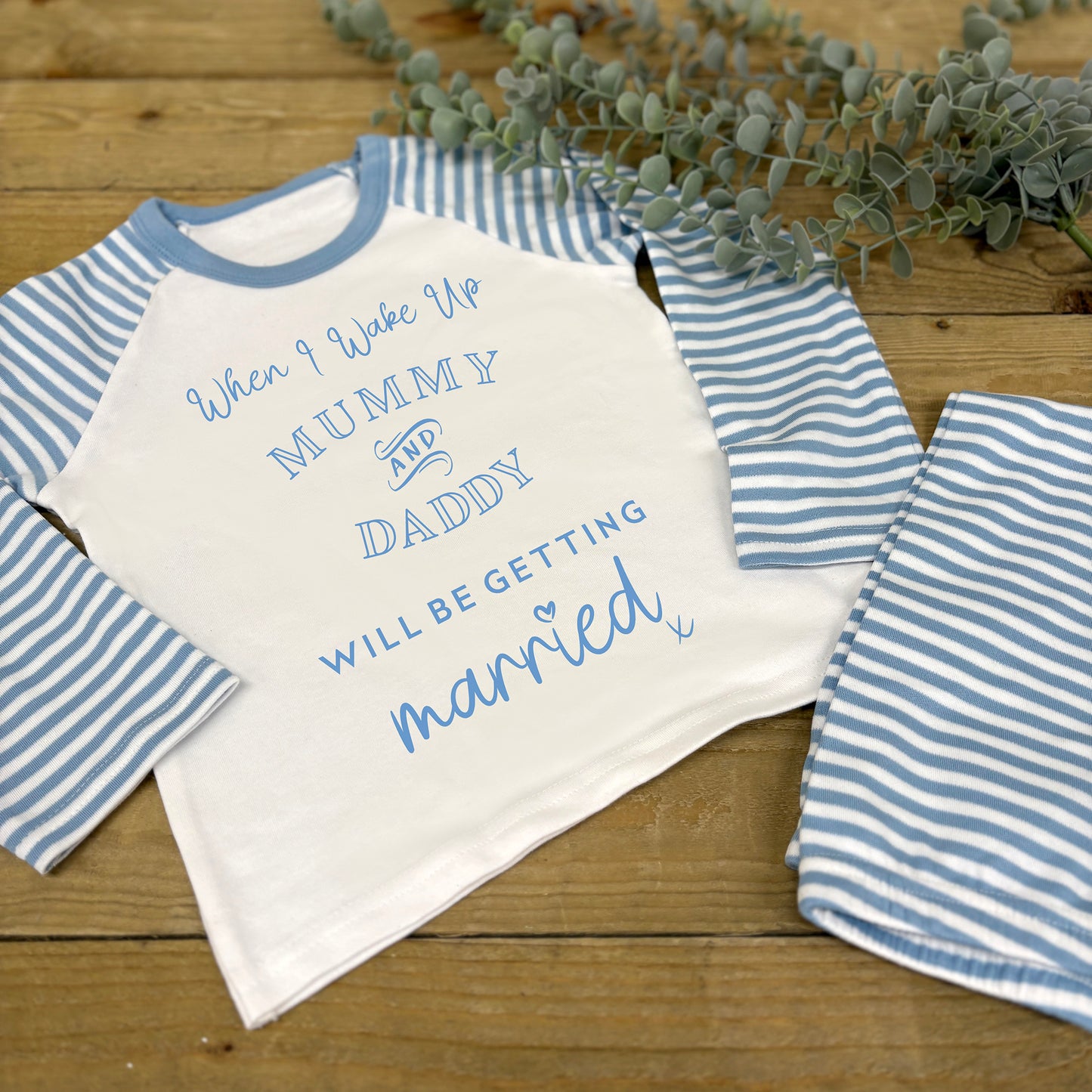 Children's Personalised Pyjamas - Mummy & Daddy Getting Married