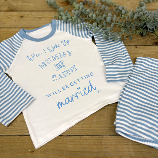 Children's Personalised Pyjamas - Mummy & Daddy Getting Married
