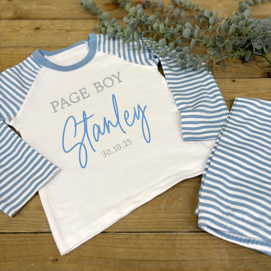 Children's Personalised Pyjamas - Page Boy
