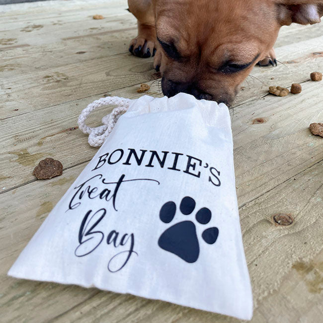 Personalised Dog Treat Bag