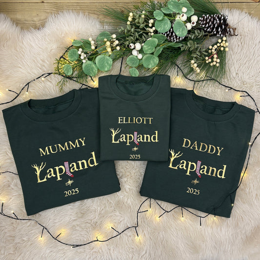 Personalised Family Christmas Jumper - Lapland Stocking