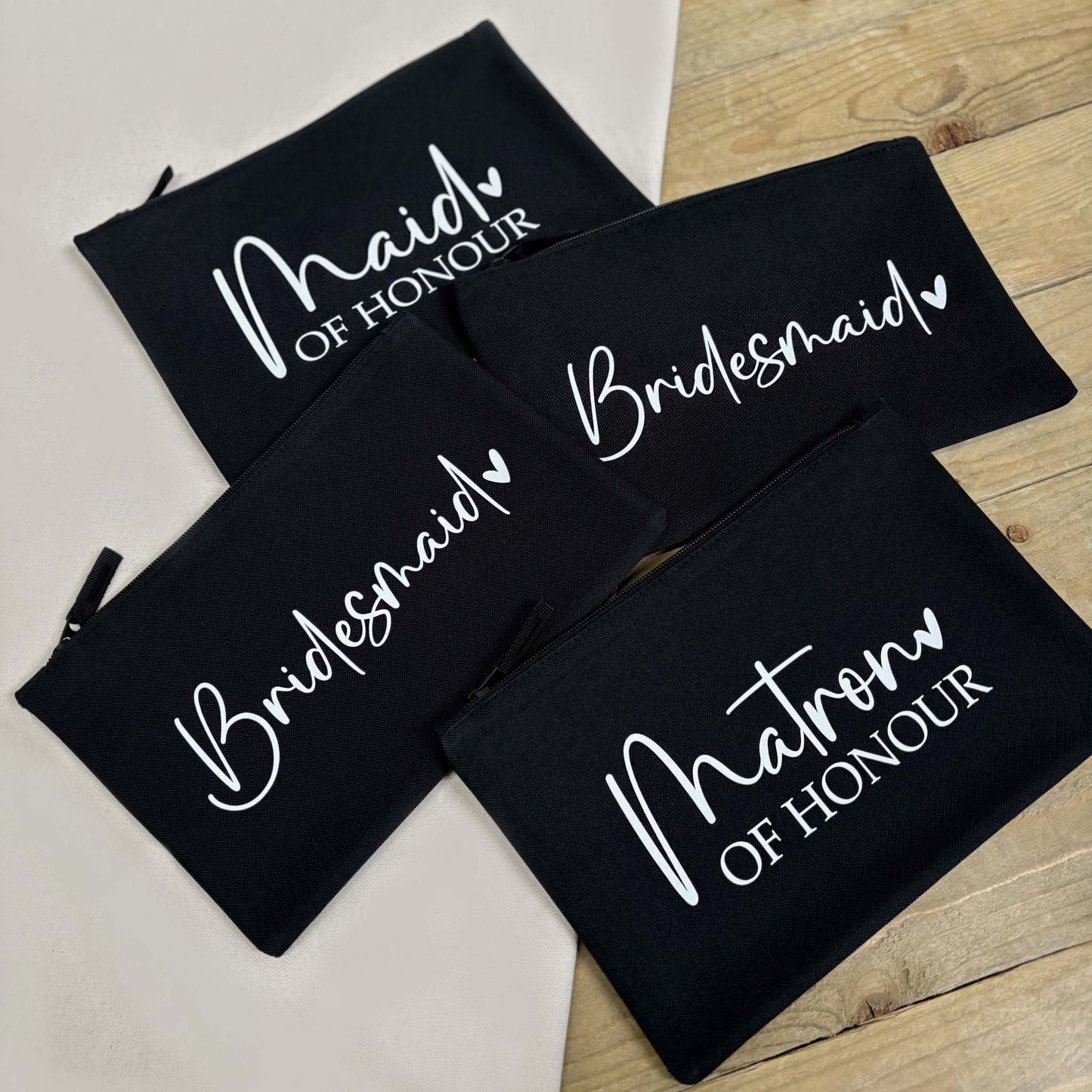 Personalised Bridal Party Bag Set