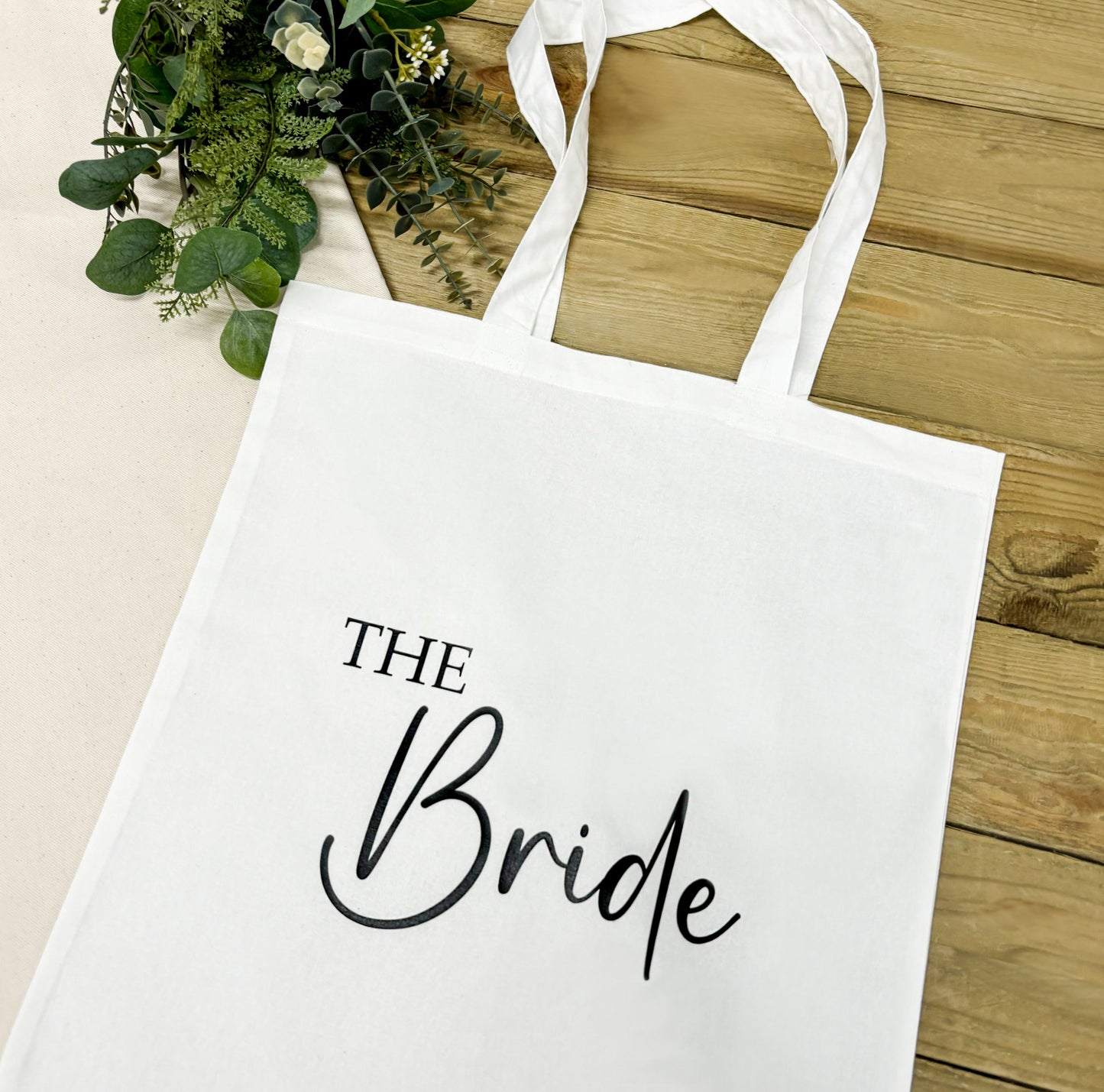 Bride Tote Bag – Script