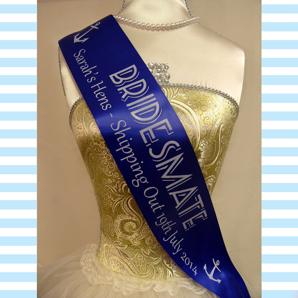 Sailor Theme Hen Night Sashes